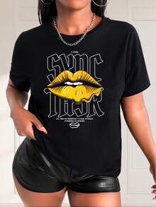 deyin Women T-Shirts - Black - View 1