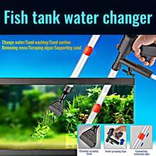 Aquarium Cleaning Tools, Pneumatic Sand Washer, Mini Aquarium Semi-Automatic Water Changer, Gravel Cleaner Siphon Vacuum Pump - White - View 5