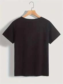deyin Women T-Shirts - Black - View 2