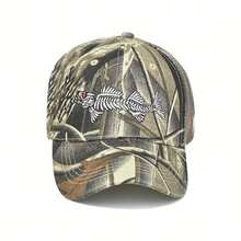 Fish Embroidery Baseball Cap For Men And Women Outdoor Fishing Enthusiasts - Black - View 8