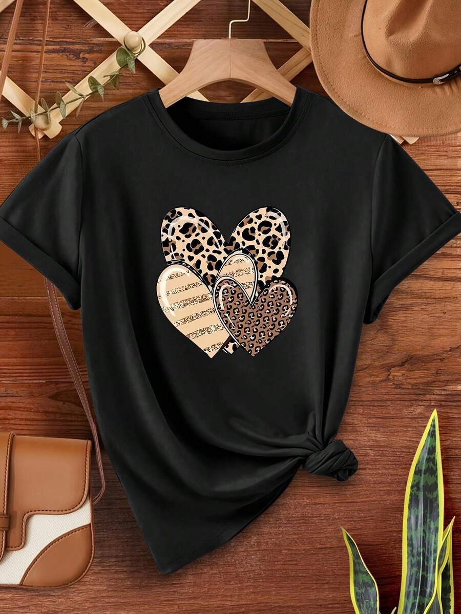 deyin Women T-Shirts - Black - View 1