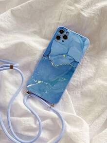 Capa de Telefone Protetora Pintada em Mármore Azul com Borda Perfurada de Precisão e Cordão, Compatível com iPhone 17pro/17Air /17/17promax16/11/16pro/16plus/16promax/16e/15Promax/13/14/12/XS/XR/7G/8P, Galaxy S26/S26plus/S26 Ultra/ S25/S25PLUS/S25 Ultra/A16/A36/A26/A56/A50/A12/A32/A52/A72/A51/A21S/A13/A14/S24/S24PLUS/S24Ultra,S22/A52/A53/A54/A55S23 - Multicolorido - Visão 6