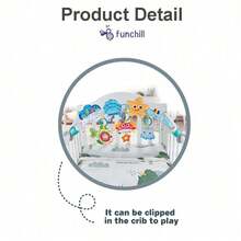 New Baby Push And Spin Ball Toy - Cartoon Insect Rotating Learning Toy, Suitable For 0-3 Years, Promotes Sensory Development - Multicolor - View 3