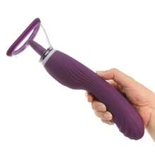 Oral Sex Clit Licking Sucking Vaginal Pussy Pump Anal G-Spot Vibrator Stimulator - 如圖所示 - 查看 1