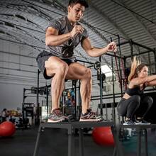 BouPower Anti-Slip Steel Plyometric Jump Box Set – Durable Step Up Platform For Home Gym Strength & Conditioning – 12/18/24/30 Inch - Black 12in+18in+24in - View 7