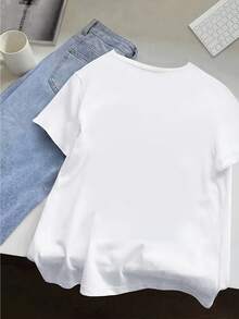 Women T-Shirts - White - View 2