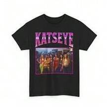 T-shirts à motifs d'anime, T-shirts à motifs Katseye, convenant aux fans masculins et féminins, produits dérivés Katseye, tailles S à 5XL, adaptés à un usage personnel, doux et confortables, parfaits pour les réunions de famille, les soirées à thème, les tenues parent-enfant, les T-shirts de groupe, les vêtements de travail quotidiens pour femmes, hauts pour femmes, T-shirts pour hommes, hauts pour hommes, hauts pour adolescents, T-shirts pour adolescents. - Noir 2 - Voir 1