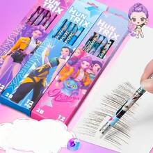 Hasbro Bộ 12 bút chì 2B dành cho bé gái, bộ văn phòng phẩm, thích hợp để viết, quà tặng ngày lễ và sinh nhật (mẫu ngẫu nhiên) - Nhiều màu - Xem 8