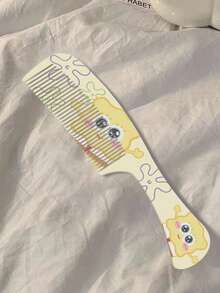 SpongeBob SquarePants 1pc Cute Cartoon Shaped Portable Comb, Travel Essential Gift - Cartoon Comb - View 3