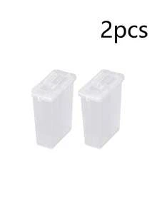 1/2/3/5入透明塑料鹽胡椒調味料罐組，附蓋塑料香料容器，便攜式調味料罐，適用於旅行、露營、野餐、戶外、廚房、便當盒，適合裝鹽、糖、胡椒、辣椒、芝麻籽及其他調味料，適合作為女性、男性、家庭的禮物 - 彩色 - 查看 15
