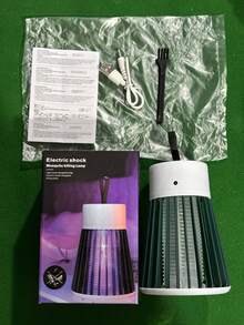 USB Electric Non-Radiation Silent Mosquito Repellent Lamp, Mosquito Killer Lamp, Insect Killer Lamp, Suitable For Indoor Mosquito, Fly, Small Insect And Fruit Fly, Comes With Small Brush - Lamp - View 10