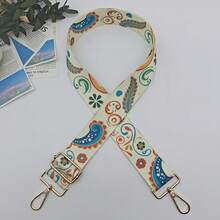 3.8CM Colorful Floral Print Adjustable Replacement Bag Strap - Multicolor - View 9
