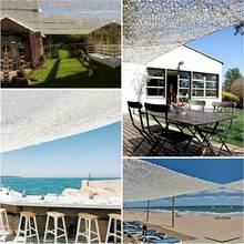 1pc Aesthetic Garden Privacy Screen, With Tear-Resistant Aluminum Perforated Sunshade Net, Suitable For Greenhouse Shading, Outdoor Activity Tents, Pet Shelters, Backyard Patio Gazebos, Camping Tents, And Heavy-Duty Outdoor Sunshade Canopy - Multicolor - View 8