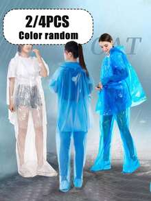 Disposable Thickened Windproof & Rainproof Poncho With Hood, Portable Waterproof Raincoat Suitable For Travel And Outdoor Activities - Transparent Disposable,Mother's Day Gift,Bedroom Decor,Garden,Kitchen Decor,Summer,Beach,Travel Essentials,Room Decor,Squishy,Graduation,Outdoor,Garden,Travel Essentials,Portable Essentials,Beach Essentials,Graduation Season,Commencement,Graduation Ceremony,Graduation Gift,Graduation Present,Graduation Gift,Graduation Present,Congrats Grad,Congratulations Graduate,Valedictorian,Finish School,Graduation Party,Outdoor Essentials,Travel Portable,Hiking Essentials,Camping Essentials,Portable Tools,Summer Essentials ,Summer Portable,Raincoat / Rain Jacket / Waterproof Jacket - One Size Fits All - View 15