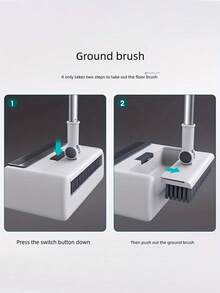 4 In 1 Dustpan And Brush Set, Broom, Kitchen Cleaning Tools, Broom And Dustpan With Comb, Suitable For Home, Kitchen, Room, Office,. Cleaning Supplies, Cleaning Tools - A - View 12