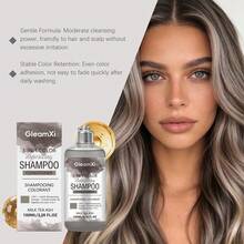 3-In-1 Hair Dye Shampoo, 1pc Color Depositing Shampoo And Conditioner, Gentle Cleansing And Shiny Hair Care Daily Use Product - Shampoo - View 11
