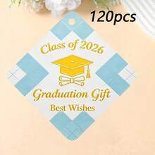 Customized Wedding Gift Tags, Graduation Season, Party Gift Tags, Customized Mother's Day Tags, Christmas, Halloween Event Gift And Decoration Tags, Personalized Thank You Cards, Customized Party Decorations, Guest Gift Labels - Graduation Season Hang Tag - View 40