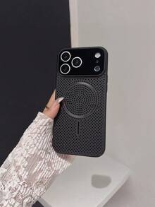 Large Window Instantly Transforms Into A Heat-Dissipating Magnetic Phone Case, Suitable For 17/16/15/14/13 Pro/Pro Max With Full Lens Protection Case - Black - View 2
