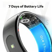 Ring 2 Smart Ring Heart Rate,Sleep And Activity Monitoring Touch Controls, Remote Operation Long Battery Life: 5-7 Days-Gold - View 7