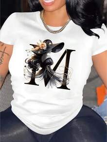 deyin Women T-Shirts - White - View 1