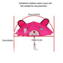 1PC New Mini Cute Animal Ear Umbrella, Photo Prop Umbrella, Decorative Umbrella, Dance Umbrella, Mini Umbrella - Multicolor - View 11