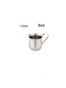1/2 chiếc bình tạo bọt sữa bằng thép không gỉ, cốc tạo bọt sữa cà phê, cốc pha latte art, cốc sữa lắc có đầu nhọn, thích hợp cho espresso và cà phê thường, đồ dùng học tập - Nhiều màu - Xem 10