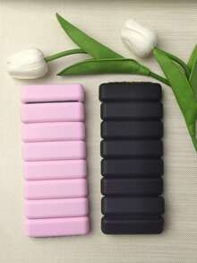 1 对腕踝负重组合，每条 1 磅（450 克），1 磅硅胶防水可调节力量训练健身器材，可穿戴腕踝负重带，2 条装硅胶负重带，适用于跑步、健身、瑜伽、游泳 - 防水、舒适 - 黑橙色可调节腕踝锻炼负重 - 彩色 - 查看 6