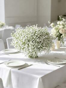 50 bông hoa baby's breath trắng nhân tạo. Hoa baby's breath trắng, hoa nhân tạo, đóng gói rời. Thích hợp để trang trí nhà cửa, trang trí bàn, cắm hoa DIY, trang trí đám cưới và tiệc tùng, trang trí sân vườn trong nhà và ngoài trời, quà tặng, bó hoa, trang trí bình hoa. - trắng - Xem 9