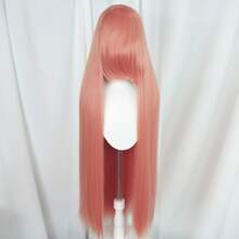 40-Inch Multi-Functional Long Wig, Suitable For Halloween Parties And Cosplay, No Glue Needed, Comfortable And Heat-Resistant Fiber Material, Suitable For Beginners, Natural And Fashionable Style Suitable For Holiday Carnivals And Concerts - Multicolor - View 45