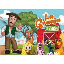 Green Grass Farm Theme La Granja De Zenon Backdro Party Background Custom Decorate Kids 1st Birthday Baby Shower Photo Backdrop - L款 - 查看 12