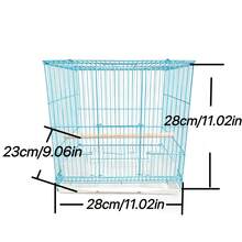 Lồng chim bằng dây kim loại có lớp phủ chống gỉ, kích thước: Dài 11,02 inch, Rộng 9,06 inch, Cao 11,02 inch. - Một cỡ - Xem 4