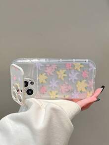 Ốp điện thoại hình hoa ly có gương soi, tương thích với iPhone 11, 12, 13, 14, 12 Pro Max, 13 Pro Max, 14 Pro Max, 15, 15 Pro, 15 Pro Max, 16, 16 Pro, 16 Pro Max, 17, 17 Pro, 17 Pro Max - Nhiều màu - Xem 2