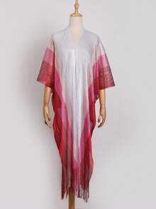 1 chiếc khăn choàng đi biển lấp lánh chuyển màu, khăn sarong mỏng đa năng dành cho nữ, thích hợp cho du lịch và nghỉ dưỡng. - Nhiều màu - Xem 7