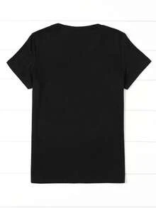Women T-Shirts - Black - View 2