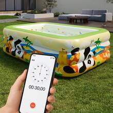 2026 New Inflatable Swimming Pool, Portable Design, 3-Layer Thickened Summer Cooling Pool, Suitable For Family Gatherings, Outdoor Parties, Camping, Picnics, Backyard Entertainment (Accessories Not Included), Foldable For Storage, Suitable For Family-Sized Backyard Inflatable Pool, Applicable For Beach, Camping Outdoor Activities, Summer Backyard Water Park, Household Outdoor Swimming Pool. - Swimming Pool - View 2