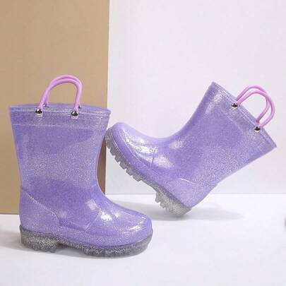 Kids Light Up Rain Boots Waterproof Outdoor Shoes Non Slip Puddle Boots Travel Shoes
