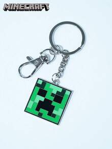 1 chiếc móc khóa kim loại hình Creeper Minecraft chính hãng, mặt dây chuyền balo phong cách pixel sáng tạo dành cho người chơi game. - Nhiều màu 3 - Xem 5
