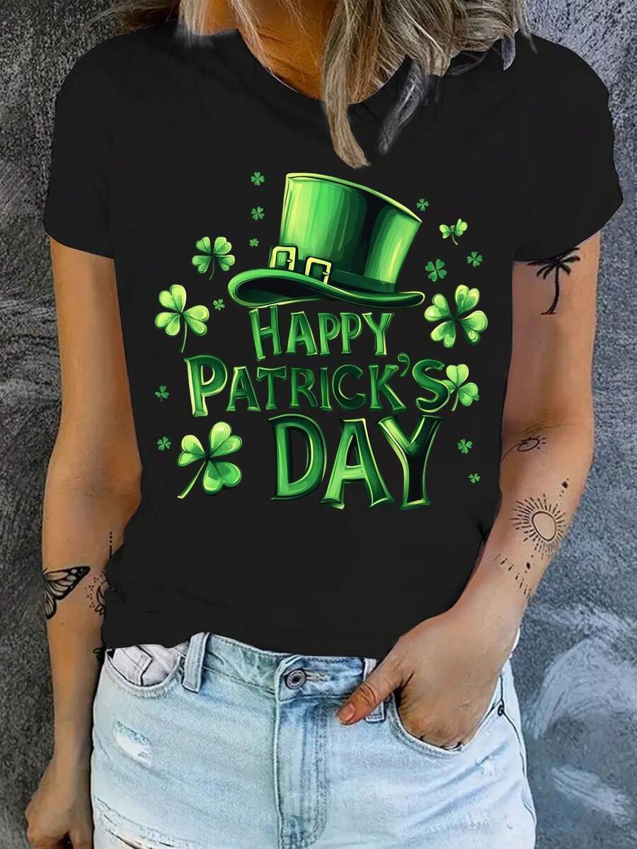 deyin Women T-Shirts - Black - View 1