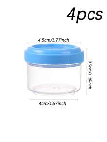 1/4/6pcs Portable Mini Sauce Pot | Reusable Pp Material Condiment Container, Suitable For Ketchup, Salad Dressing And Seasonings - Great For Picnics, Camping, Travel And Bringing To Work -For Food Lovers And Outdoor EnthusiastsKitchen Tool, - Multicolor - View 18