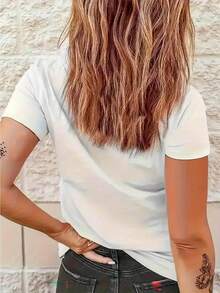 Women T-Shirts - White - View 2