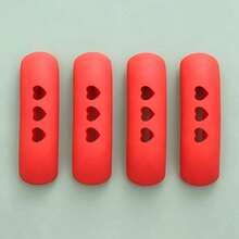4pcs Silicone Heat-Resistant Non-Slip Pot Handle Protectors, High Temperature Resistant Wear-Resistant Insulating Pads, Creative Hollow Heart Design, Kitchen Gadgets, Suitable For Frying Pans, Baking Trays, Stew Pots, Steamer Pots, Etc. - Multicolor - View 17