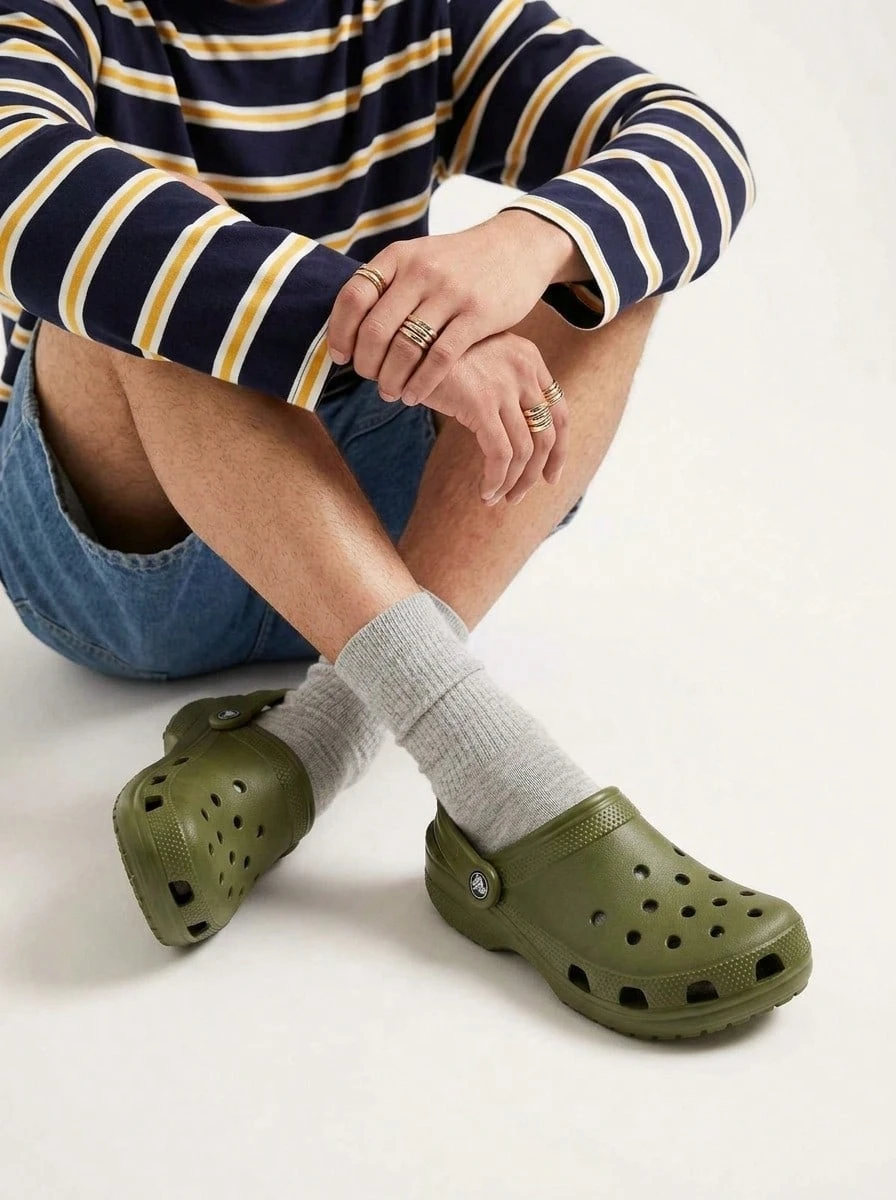 Classic Unisex Clog Army Green 10001-309 - Army Green - View 1