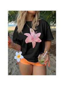 Women T-Shirts - Black - View 1