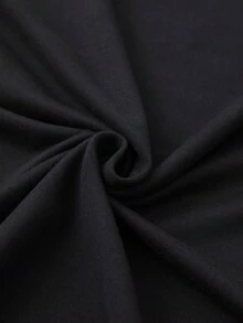 Casual Short-Sleeved T-Shirt With Round Neck And Lettering, Perfect For Summer And Spring, Designed For Women. - Black - View 4