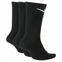 Nike logo 三雙裝男女同款運動高筒襪訓練健身長襪高筒襪SX7676-010 SX7676-100 - SX7676-010 - 查看 3