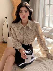 Women Blouses & Shirts - Yellow - View 7