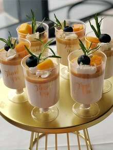 1/5/8/10/15pcs Dessert Cups, Stem Cups, Mousse Pudding Cups, Pudding Cups, Yogurt Cups, Ice Cream Cups, Dessert Table Cups, Small Liquor Cups, Jelly Cups, Cups - Transparent - View 6
