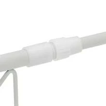 Giá đỡ lò vi sóng 2 tầng có thể điều chỉnh, kệ đựng đồ nhà bếp dày dặn với 6 móc treo. - Trắng - Xem 10