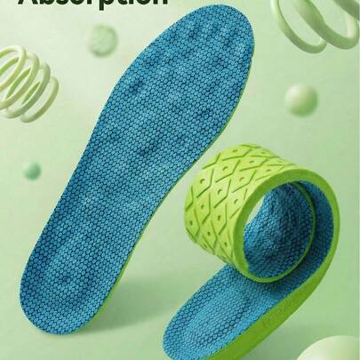 Graphene Sports Insoles, Comfortable, Odor-Resistant, Massaging, Breathable, High Elasticity Foam, Cushioning Insoles Suitable For Various Casual Shoes