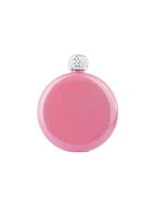5oz Custom Stainless Steel Mini Hip Flask, Bridesmaid Gift, Personalized Rhinestone Lid Flask, Round Bridesmaid Flask, Customizable Engraved Bridesmaid Invitation Gift - Multicolor - View 17